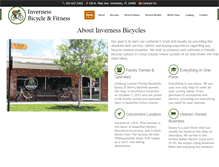 Tablet Screenshot of invernessbicycle.com